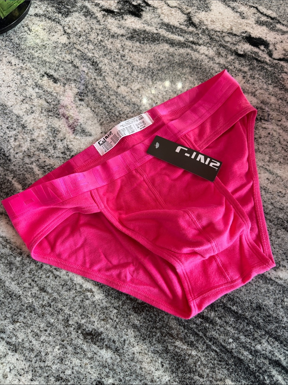 C-in2 Men’s Prime Collection Sport Brief Bright Pink Cotton Briefs XL NWT!